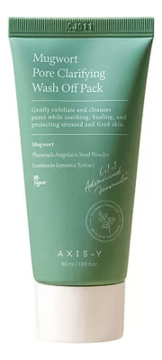 Очищающая глиняная маска с экстрактом полыни 6+1+1 Mugwort Pore Clarifying Wash Off Pack: Маска 50мл