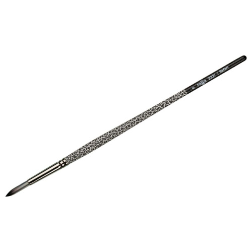 Кисть синтетика №6 круглая Гамма "Safari" средняя ручка