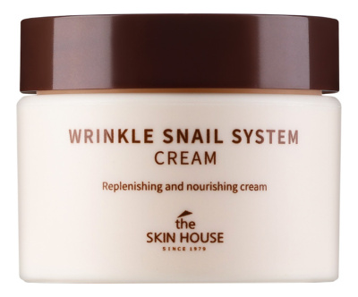 Антивозрастной улиточный крем для лица Wrinkle Snail System Cream: Крем 50мл