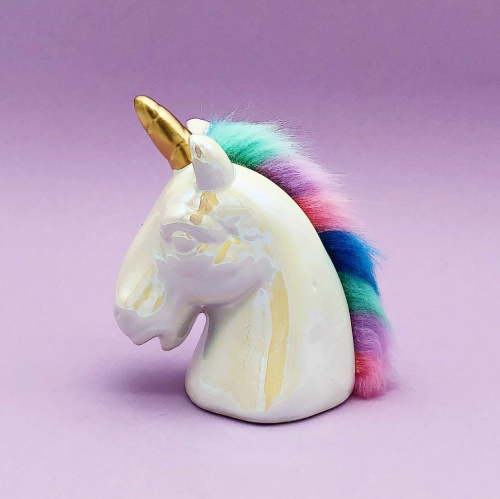 Копилка "Fluffy head unicorn"