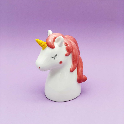 Копилка "The unicorn's head", pink