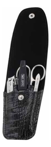 Маникюрный набор MH 04-2 (кусачки + ножницы + пинцет для бровей + пилка для ногтей)