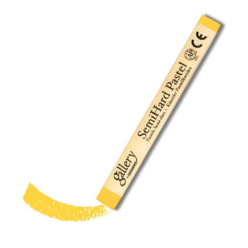 Пастель сухая полутвёрдая Mungyo квадратная, цвет №008 оранжево-желтый