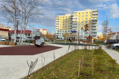 Более 60 территорий благоустроили в Якутии по проекту «1000 дворов на Дальнем Востоке» / ЯСИА   Республика Саха (Якутия)