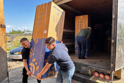 АГИКИ доставил гуманитарную помощь жителям Намского района / ЯСИА   