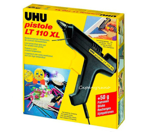 Клеевой пистолет UHU "Creative Low Melt 110" низкотемпературный