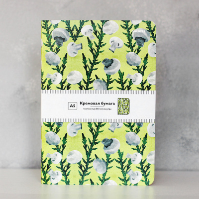 Блокнот FALAFEL BOOKS А5 Mushroom, 40л, 80г, без линовки