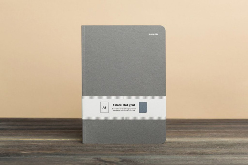 Блокнот для записей FALAFEL BOOKS А5 Ash grey