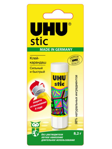 Клей-карандаш дизайн UHU NEON 8,2 г