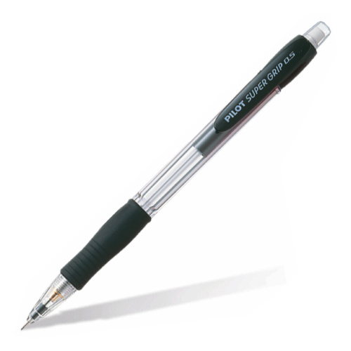 Карандаш механический Pilot "Super Grip" 0,5 мм, корпус черный