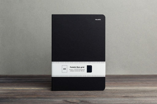 Блокнот для записей FALAFEL BOOKS А5 Black.