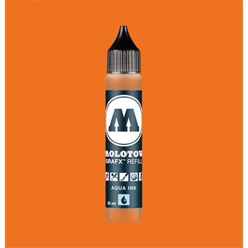 Заправка для маркеров Molotow "AQVA GRAF-X" 30 мл Оранжевый
