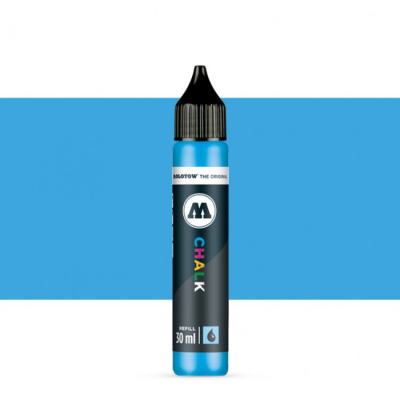 Заправка для маркеров Molotow "CHALK Refill" 30 мл Неоновый синий