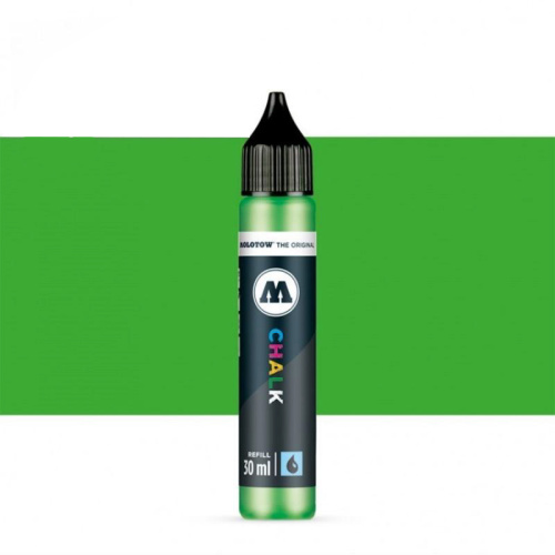 Заправка для маркеров Molotow "CHALK Refill" 30 мл Неоновый зеленый