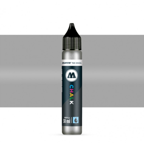 Заправка для маркеров Molotow "CHALK Refill" 30 мл Серебро