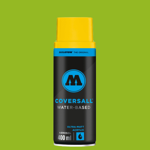 Аэрозольная краска Molotow "Coversall WB" 400 мл, #118 kiwi