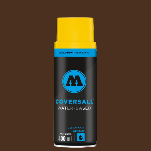 Аэрозольная краска Molotow "Coversall WB" 400 мл, #152 chocolate brown