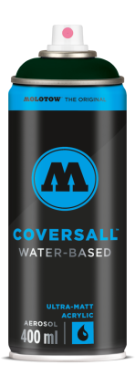 Аэрозольная краска Molotow "Coversall WB" 400 мл, #095 black green