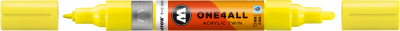 Маркер акриловый Molotow ONE4ALL двусторонний Неон-желтый