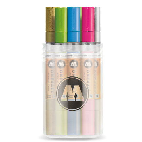 Набор маркеров Molotow "ONE4ALL Acrylic Twin Main-Kit 2", 12 шт