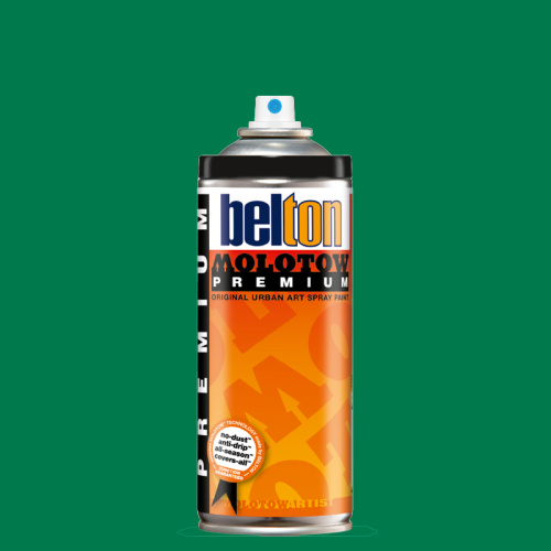 Аэрозольная краска Molotow Premium "belton" 400 мл #140 turquoise green
