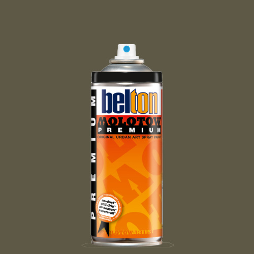 Аэрозольная краска Molotow Premium "belton" 400 мл #211 stone grey dark