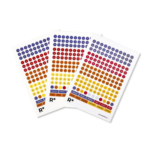 Набор стикеров Remarklee "Даты Яркие"