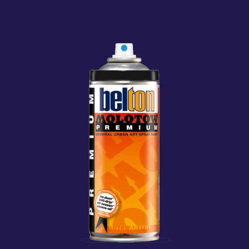 Аэрозольная краска Molotow Premium "belton" 400 мл #072 black violet