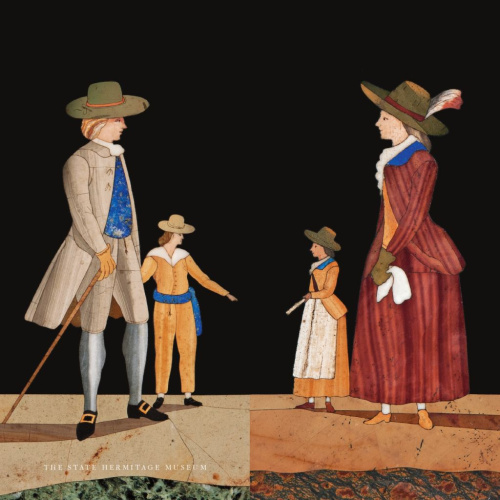 Открытка "Флорентийская мозайка: Встреча" 110х215 мм