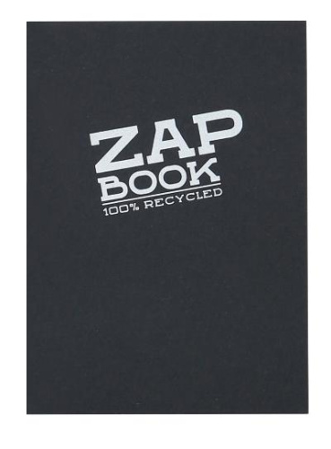 Блокнот-cклейка для сухих техник Clairefontaine "Zap Book" 10,5х14,8 см 160 л 80 г