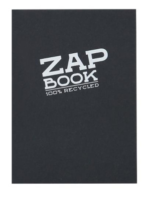 Блокнот-cклейка для сухих техник Clairefontaine "Zap Book" 10,5х14,8 см 160 л 80 г