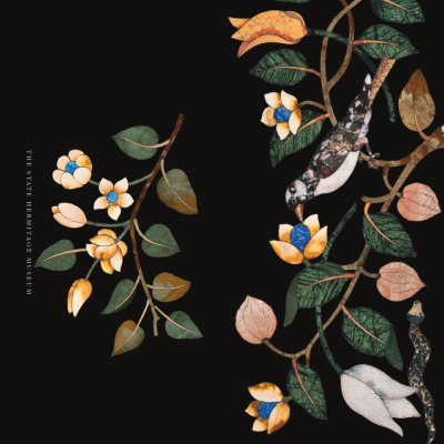 Открытка "Флорентийская мозайка: Птица и змея" 110х215 мм