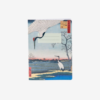 Тетрадь "Микава, Канасуги и Минова из серии "Сто знаменитых видов Эдо", Андо Хиросиге