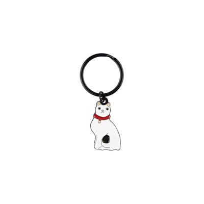 Брелок металлический Эрмитаж "Японская кошка"