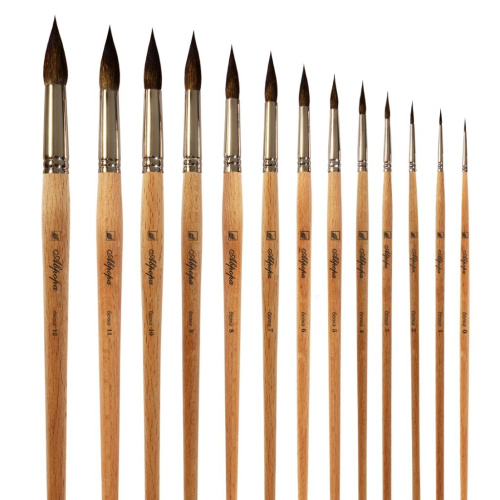 Кисть белка круглая Альбатрос "Аврора"