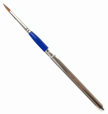 Кисть имитация колонка №2 круглая Альбатрос, в футляре