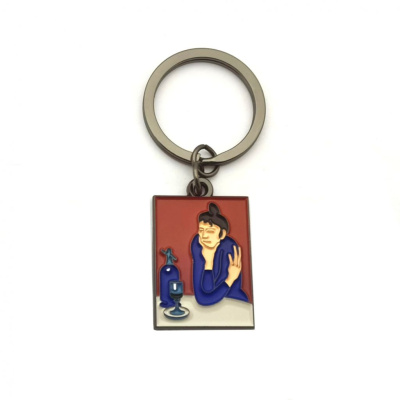 Брелок металлический Эрмитаж "Любительница абсента"