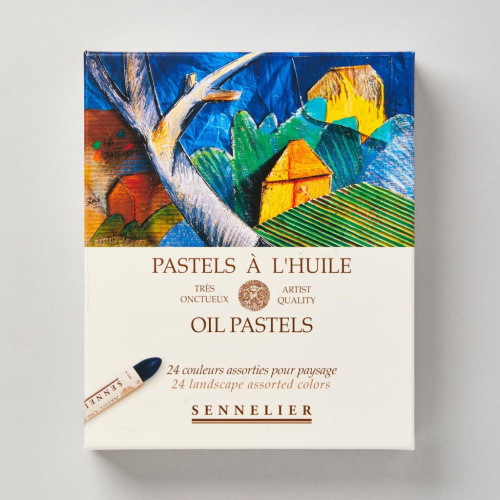 Набор масляной пастели Sennelier "A L HUILE" Пейзаж 24 цв