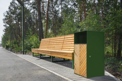 Для парка культуры и отдыха Якутска в исправительной колонии изготовили урны и скамейки / ЯСИА Якутск Якутск Республика Саха (Якутия)