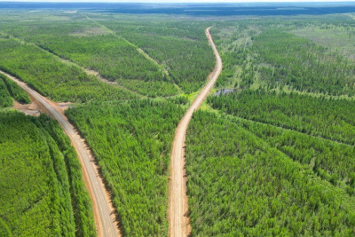 В Мирнинском районе на участке дороги «Вилюй» открыли движение для грузового транспорта / ЯСИА   
