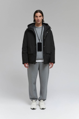 Утепленная куртка с капюшоном