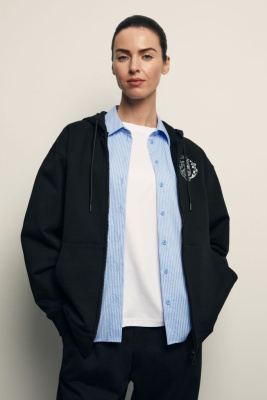 Худи на молнии из хлопка