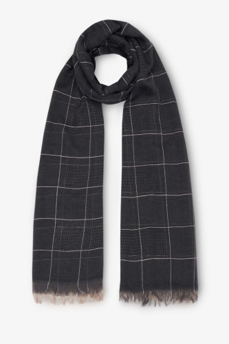 Шарф с добавлением хлопка и льна