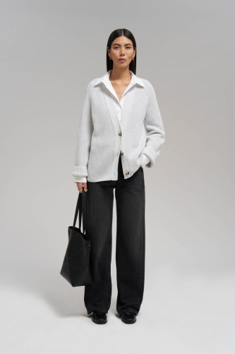 Свободный кардиган из хлопка