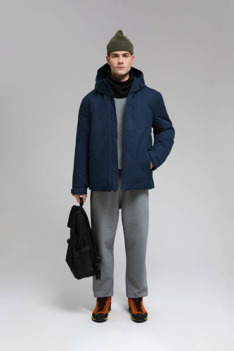 Утепленная куртка с капюшоном