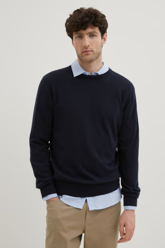 Джемпер свободного силуэта из хлопка