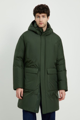 Пальто утепленное с утиным пухом