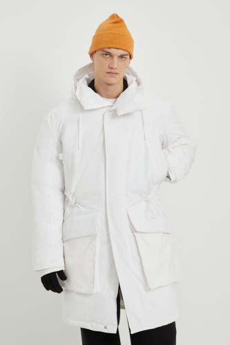 Пальто утепленное с утиным пухом