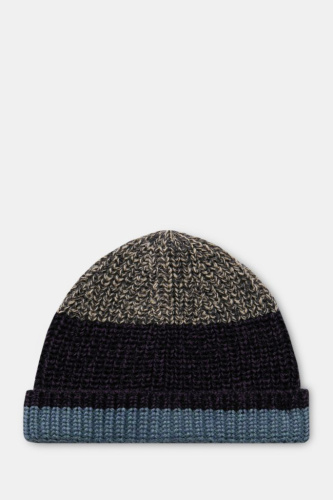 Вязаная шапка с шерстью