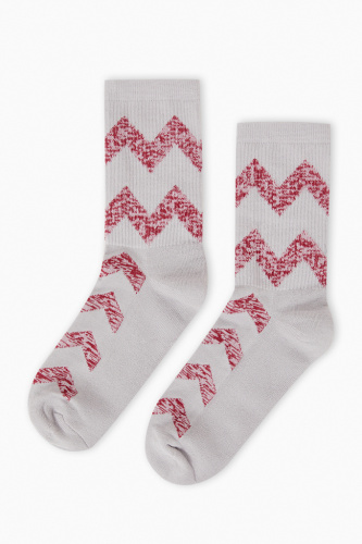 Носки из хлопка с узором